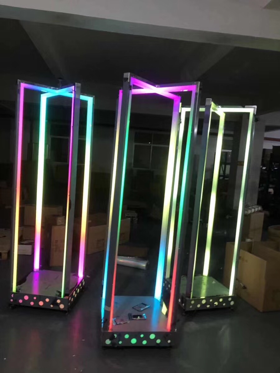 Point stage bar point jump platform six-sided LED magic color laser four-dimensional space nightclub atmosphere props water curtain point dance