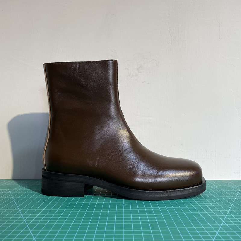 【Nine Elders】Ol27-1 Men's Full Grain Top Layer Cowhide Black Brown Italian Mid-Sole Leather Boots