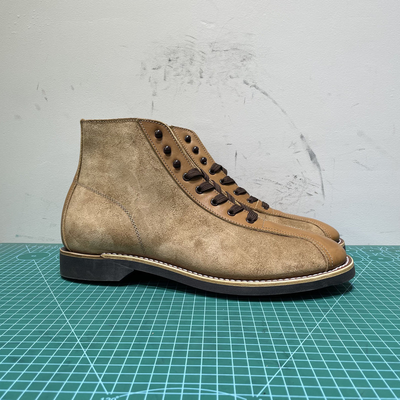 R882X Work Boots for Boxers, Outing Boots, Tea Core Cowhide Genuine Leather, Wall-Sewn with Goodyear Welt Construction R882X Work Boots for Boxers, Outing Boots, Tea Core Cowhide Genuine Leather, Wall-Sewn with Goodyear Welt Construction