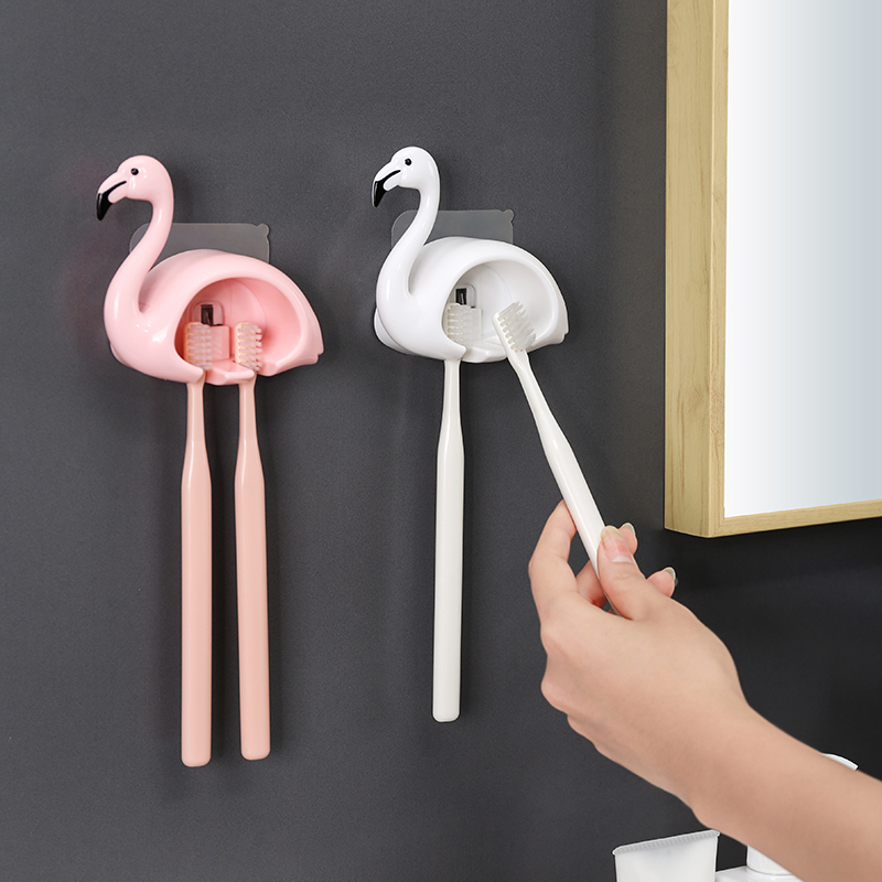 Toothbrush rack suction cup type Cornetto functional toothbrush holder free punch powder room suction wall toothbrush holder