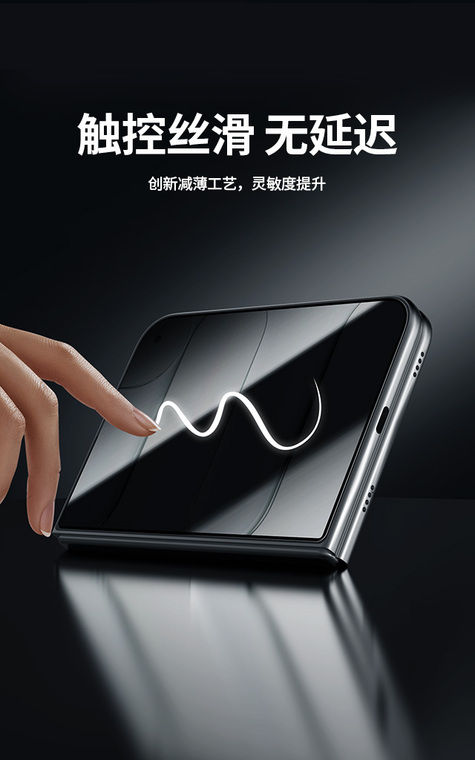 Transparent Design Foldable Duo Fold Screen Protector Film iPhone Case