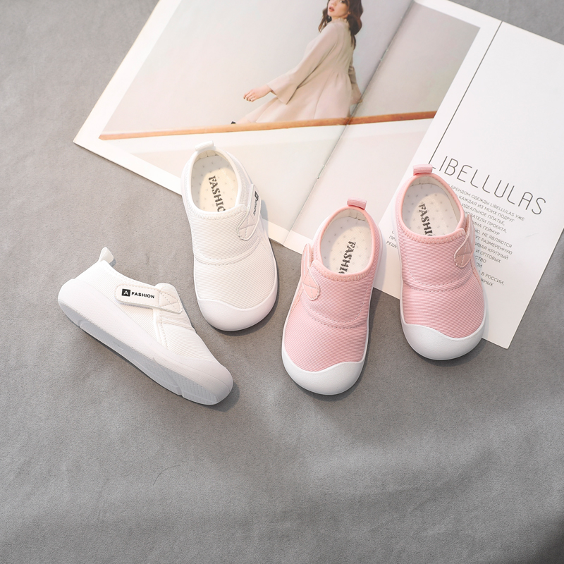 Детская домашняя обувь для детского сада плюс бархатная домашняя обувь для мальчиков и девочек на мягкой подошве, женская нескользящая обувь для малышей, осенне-зимняя хлопчатобумажная обувь