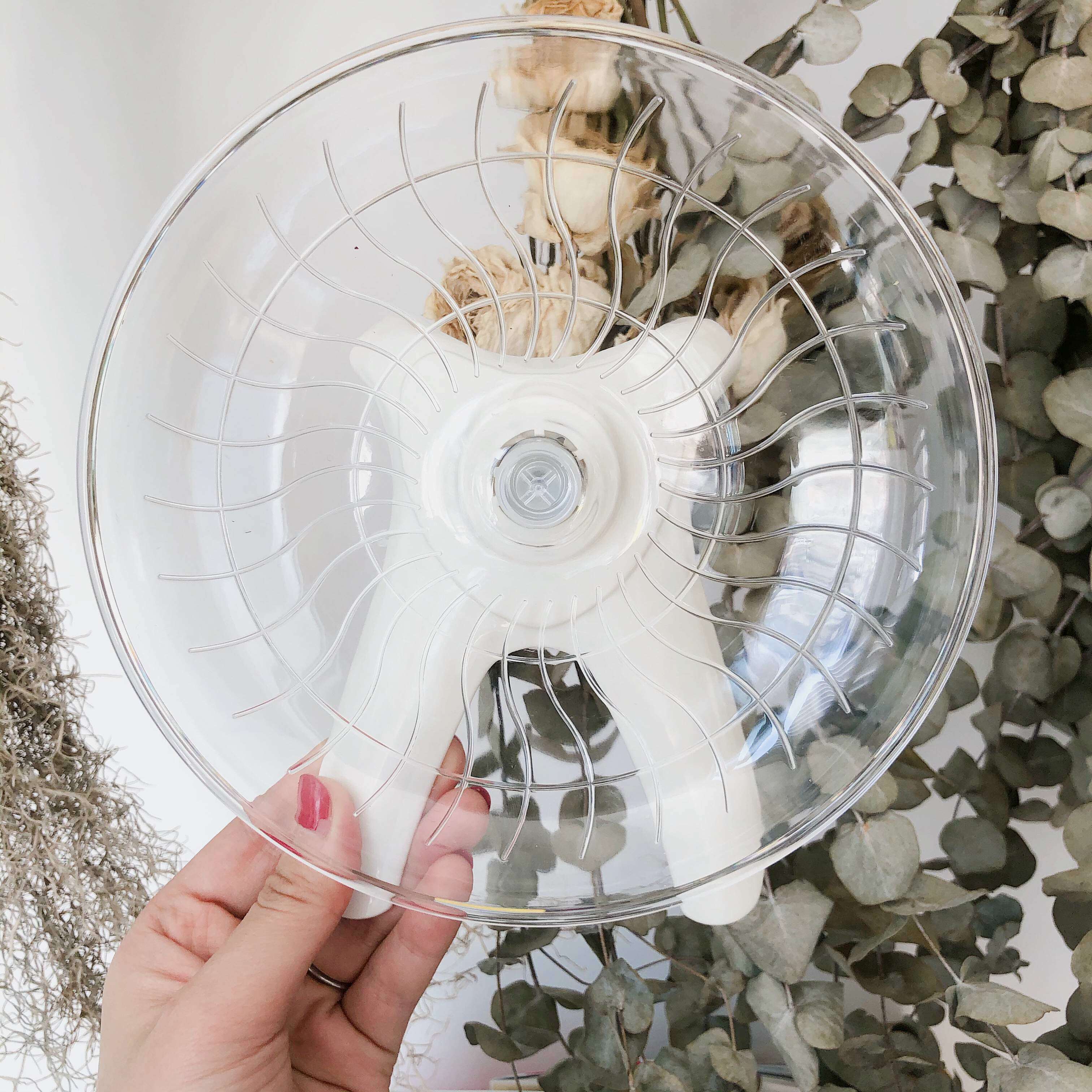 Hamster Running Disc With Bracket Silent Super Large Number 18cm Flying Saucer Running Sports Running Wheels Gold Silk Bear Toy Supplies