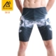 Quần bơi nam boxer 5 điểm năm điểm bó sát in nhanh chóng thời trang áo tắm thời trang quần đi biển sexy thủy triều suối nước nóng - Nam bơi đầm