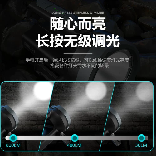 Philips, дорожный супер яркий портативный прожектор для кемпинга, высокая мощность