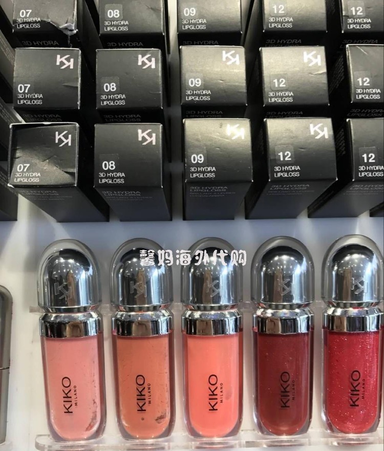Ý kiko lip glaze 3d gương nước nàng tiên cá Jikou son đỏ son bóng 10 11 16 21 spot - Son bóng / Liquid Rouge 	son bóng môi	