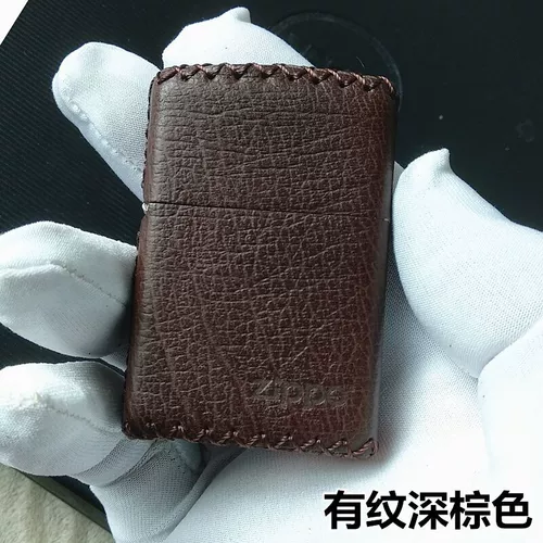 Кожаная зажигалка ручной работы, защитный чехол, из натуральной кожи