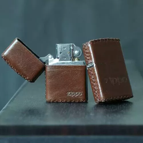 Зажигалка, защитный чехол, кожаная защитная сумка, США, защита при падении, из натуральной кожи