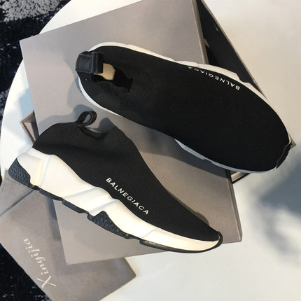 弹力袜子鞋女内增高2018夏季新款韩版ulzzang