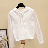 Tide, осенний бамбуковый лонгслив, базовая приятная телу толстовка с капюшоном, в корейском стиле