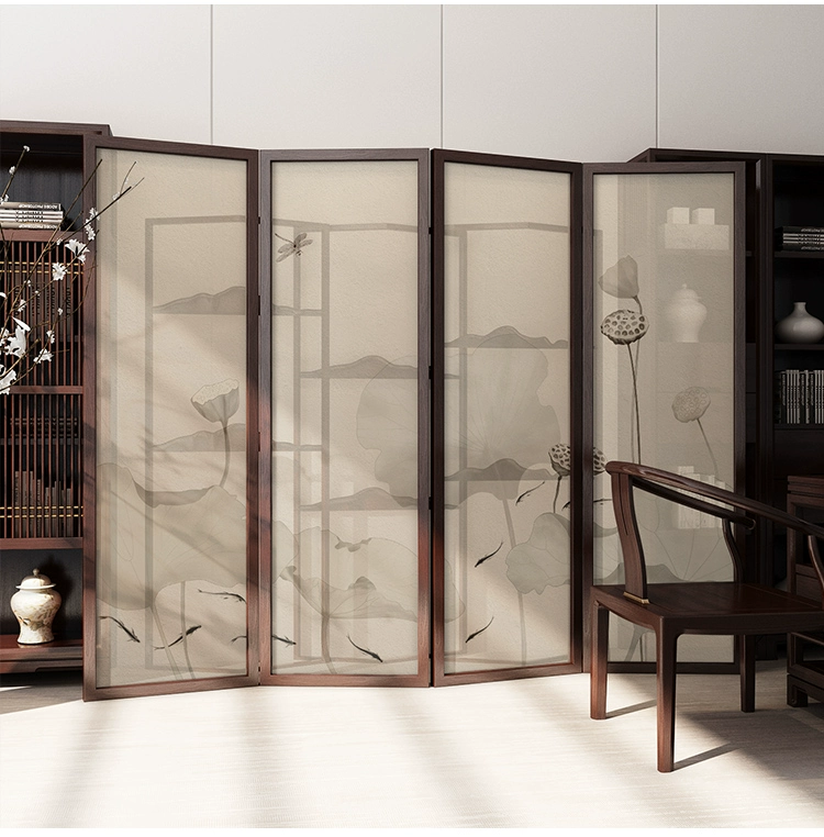 Tùy chỉnh 
            Trung Quốc mới màn hình phân vùng lối vào phòng khách gỗ rắn phòng ngủ che chắn nhà gấp di động Zen sen văn phòng vách ngăn phòng di dộng vach ngan nha ve sinh