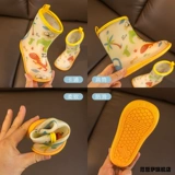 Детский нескользящий дождевик для раннего возраста, комплект, сапоги, 1-3 лет