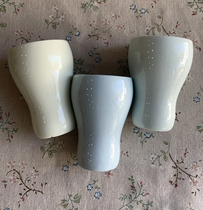 Qingku Dumping Goods Life Porcelain Marcaron Double Layer Ceramic Water Glass Super-Valued Special Price Not Bronzed