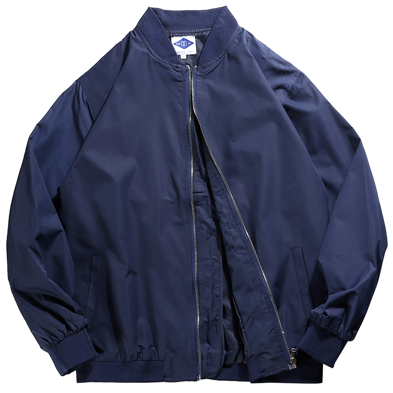 Cảng Dundomain Thu / Đông Trend Nhãn hiệu Yu Wenle Pure Color Thin Trench Ins Siêu cháy Jacket Couple Jacket