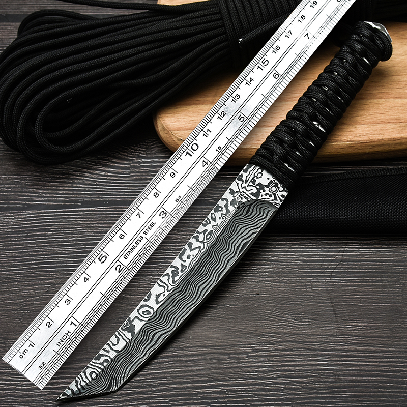 Cutter Body-Proof Cold Soldier Small Knife Sharp High Hardness Field Tactical Carry-on Knife Portable Straight Knife Outdoor Survival Knife