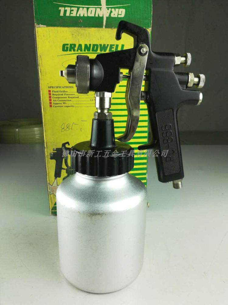 Guangzhou Guanqing pneumatic paint gun PQ-866 pot wind spray gun Automotive furniture paint gun 2 5mm