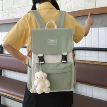 2020 new Korean version of middle school Senior high school junior high school schoolbag female contrast color small fresh mori backpack tide