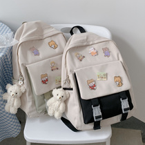 Primary school bag Korean version of Harajuku ulzzang high school students junior high school students shoulder bag female 2020 cute backpack
