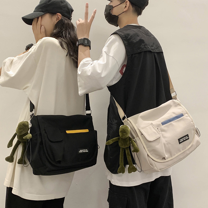 Bags 2020 new Korean version of the trend couple tooling student cross-body bag female ins all-match super hot shoulder bag male
