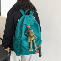 Schoolbag female Korean version of Harajuku ulzzang college students junior high school trend backpack simple Joker backpack men ins