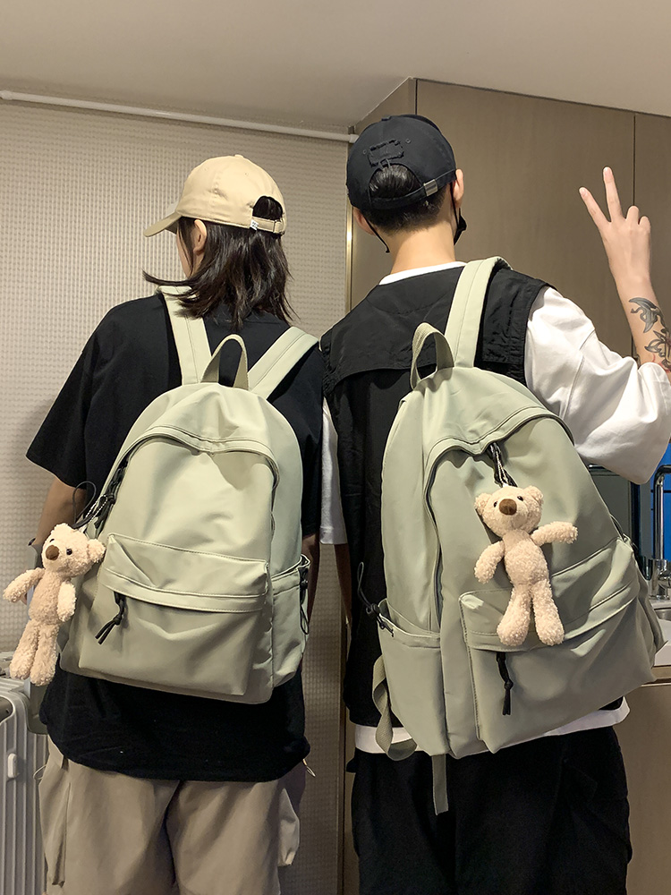 College student school bag Korean version Harajuku ulzzang high school junior high school student shoulder bag female 2021 new backpack male ins