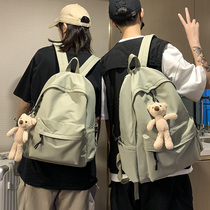 College schoolbag Korean version of Harajuku ulzzang Senior high school junior high school backpack female 2021 new backpack men ins