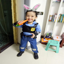 Crazy Animal City Anthropomorphic Costume judy Rabbit Tail Nick Ears cos Children Hat Recording Pen