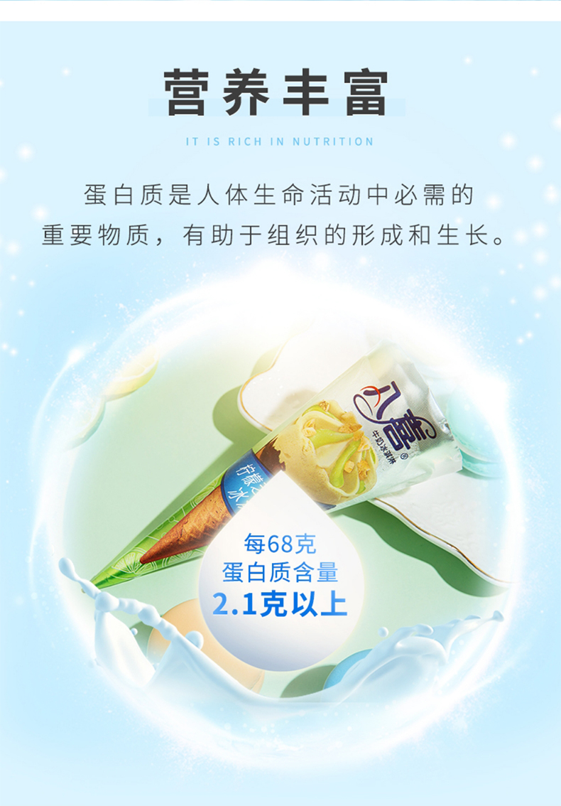 八喜 牛奶冰淇淋甜筒 68g*5支*5件 图6