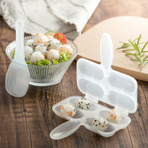 Shake Rock Ball rice ball DIY mold ball maker children Rice abrasive sushi bento tool