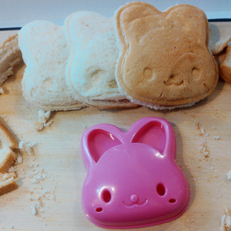Small Rabbit Sandwich Mold Animal Pocket Bread Bread charter Children DIY rice boxed to make baby cartoon toast