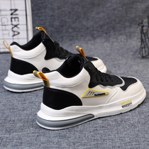 Men Shoes 2021 Spring Summer New High Tide Shoes Nets Red Homecare Light Casual Shoes 100 Hitch Breathable Sports Little White Shoes