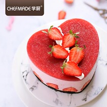 School Kitchen 6 8 Inch Plus Height 8cm Heart-shaped Mousse Stainless Steel Cake Ring Tiramisu Cheesecake Mold