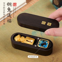 Newborn baby lanugo souvenir stamp diy self-made fetal hair umbilical cord stamp baby hair navel cord preservation