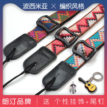  Bohemian braided style ukulele strap 21 23 26 inch ukulele ukulele personality strap