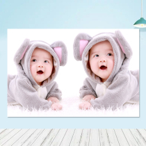 Cute baby poster photo portrait beautiful baby doll pictorial picture male wall sticker pregnant woman prenatal education J01