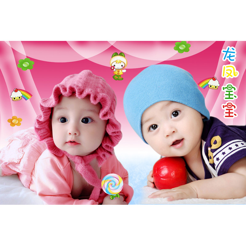 20 doll pictures baby pictures wall stickers baby posters prenatal education hanging pictures doll stickers wedding room dragon and phoenix portrait