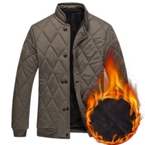 Labor protection clothing winter uniforms labor insurance supplies cotton-padded jacket elderly mens middle-aged labor insurance stand-up sanitation delivery warm