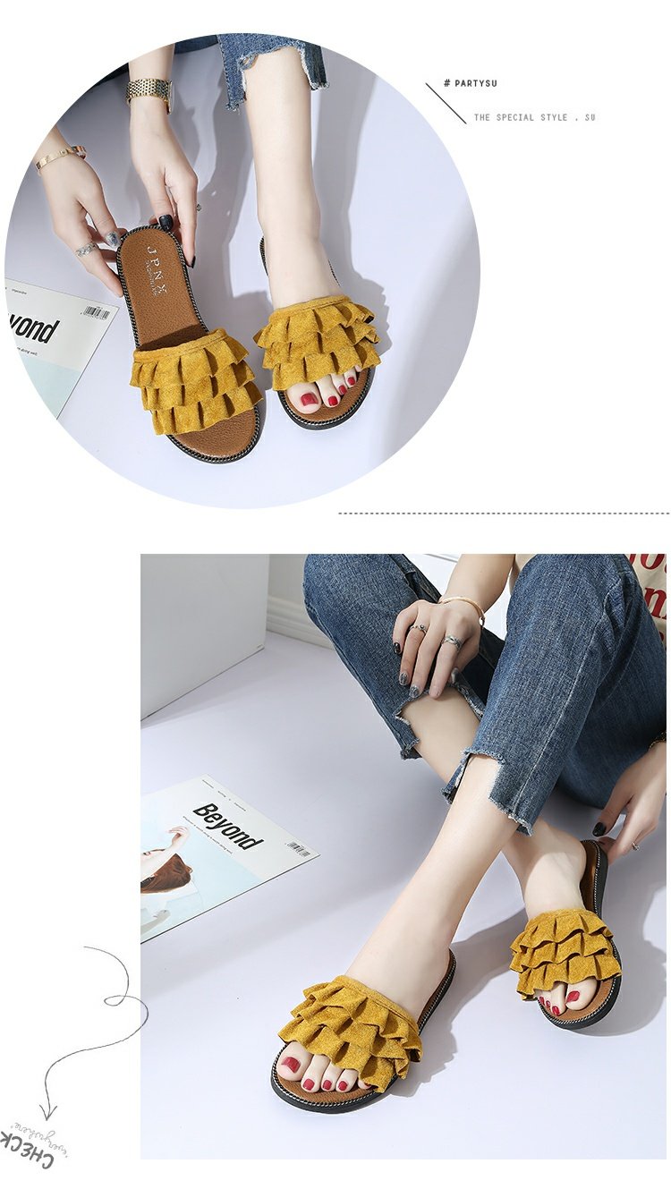 Dép xỏ ngón xã hội nữ thời trang hè mới phiên bản Hàn Quốc của sinh viên hoang dã 2018 mát mẻ bên ngoài mang giày đi biển dép hermes nữ