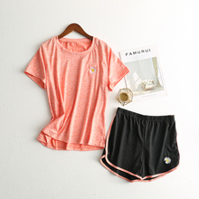 小雏菊短袖速干衣运动服2件套