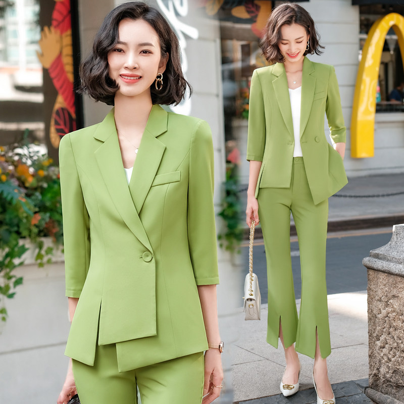Suit Jacket Woman Summer Senior Sensation Fried Street Net Red Little West Suit Fashion Temperament Inn Wind Slim career suit