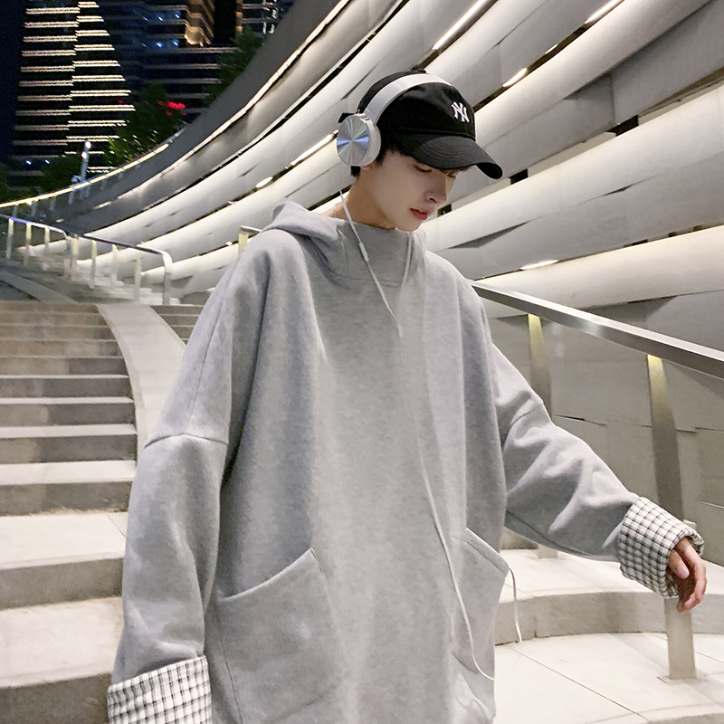 Sweater man plus cec lazy wind and relaxed Korean version of BF Hashi Yu Spring and Autumn coat hip hop in tide liquefied