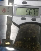 Brass fully hollow rivets 5*5 rod length 29 yuan per thousand pieces in stock