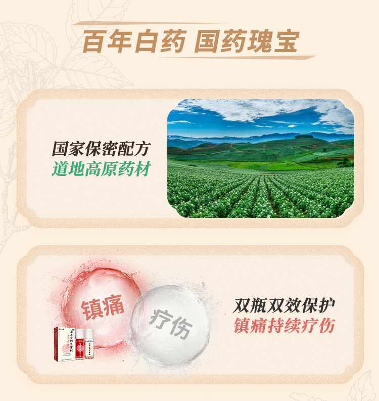 云南白药 气雾剂 50g+60g 止痛消肿 活血散瘀 图5