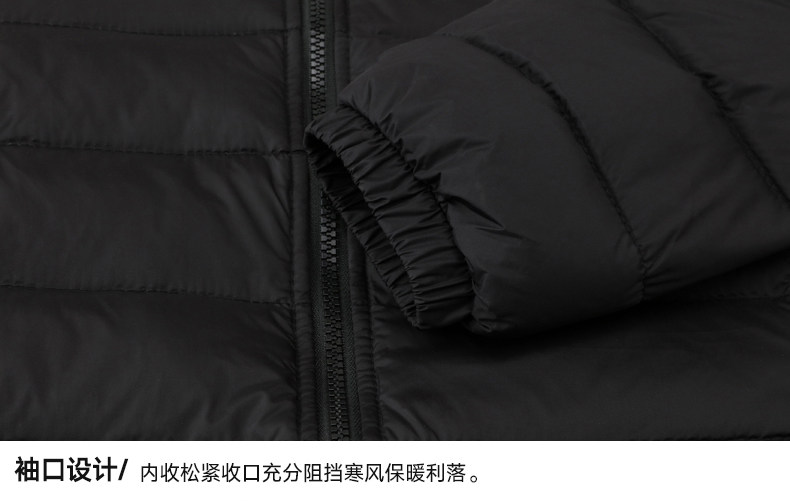 Мужской легкий и тонкий короткий ультратонкий пуховик, куртка, плащ, для среднего возраста, большой размер Others / Other 