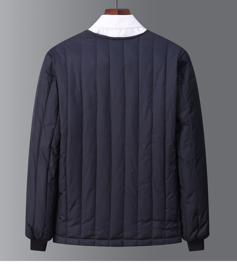 Утепленный пуховик для пожилых людей, комплект, для среднего возраста, V-образный вырез, большой размер Dream XI Jie 