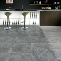 Grey non-slip brick 600x600 cement brick antique brick living room floor tile balcony dining room wood grain tile terrazzo