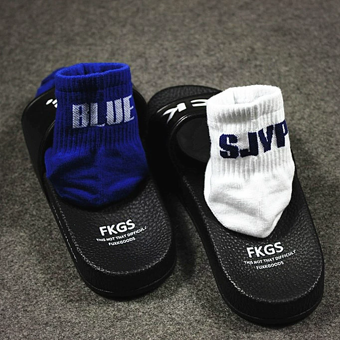 Hàn Quốc ulzzang Nhật Bản Harajuku thời trang thương hiệu thư ống giữa vớ cotton nam và nữ vài đôi vớ thể thao thắt lưng - Vớ thể thao