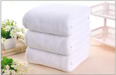 White towel cotton hotel one-time custom logo hotel bath sauna beauty salon towel towel bath towel wash towel