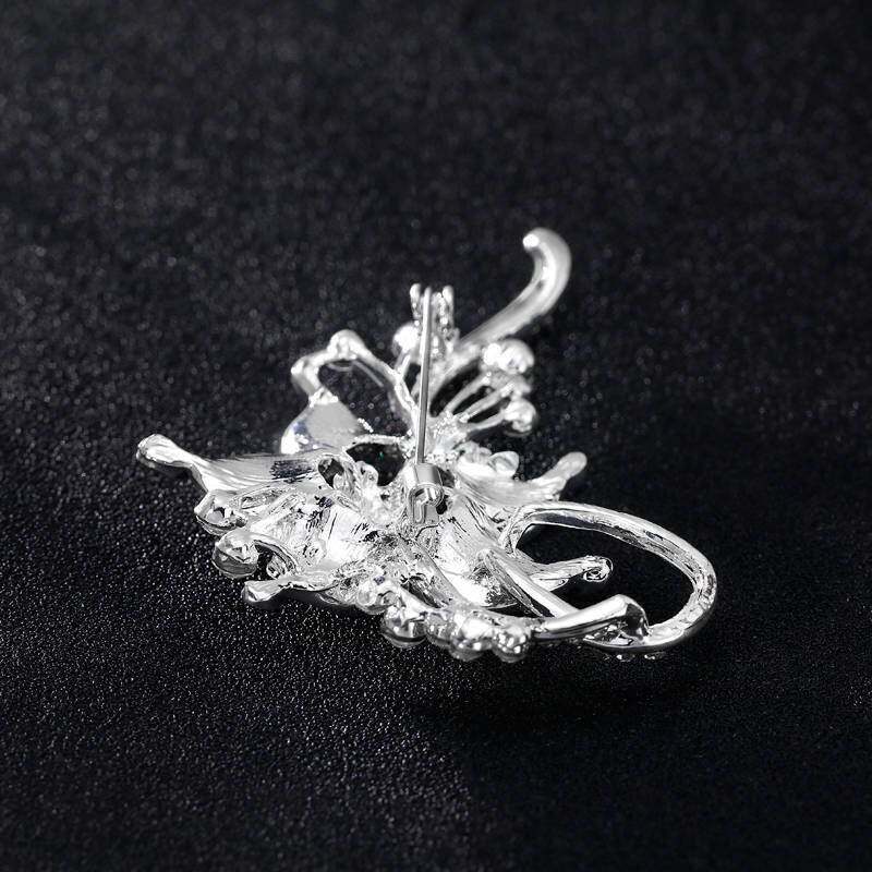 High-end brooch women Korean version sweater cardigan suit anti-light brooch flower brooch shawl buckle simple coat women