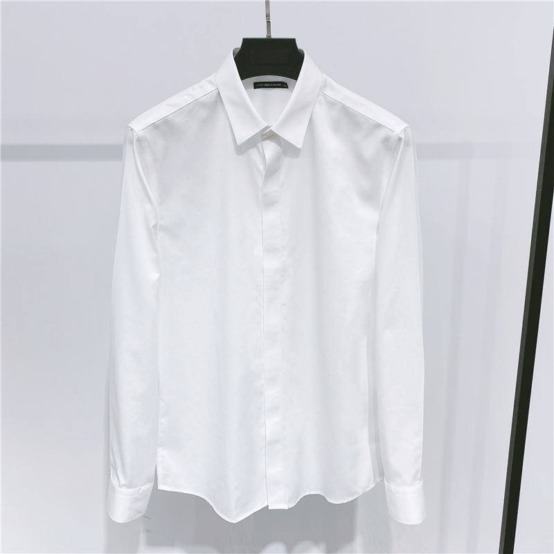 Dh Original 26-Year Solid Color Long-Sleeve Dp Wrinkle-Free Shirt Men's Casual All-Cotton Square Collar Anti-Wrinkle Youth White Shirt Dh Original 26-Year Solid Color Long-Sleeve Dp Wrinkle-Free Shirt Men's Casual All-Cotton Square Collar Anti-Wrinkle Youth White Shirt